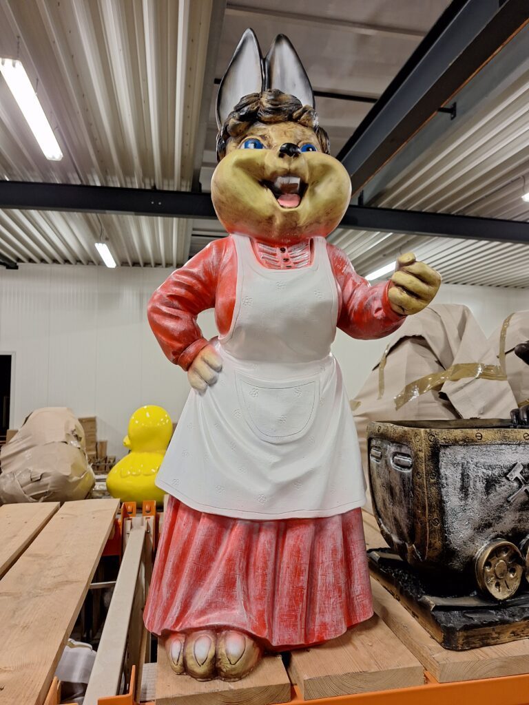 Konijn vrouw
