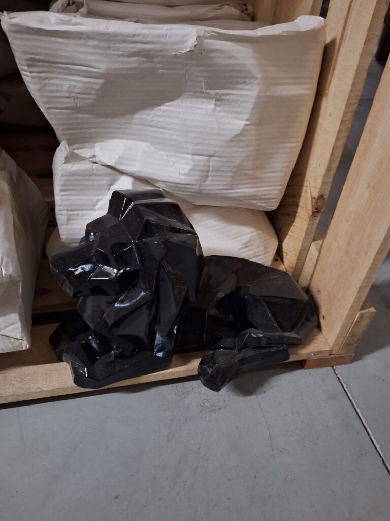 Leeuw origami klein lig